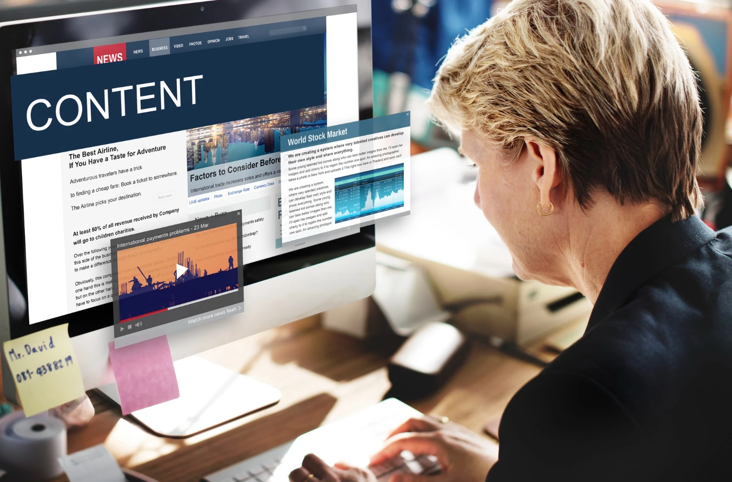 Press release writing and editorial review